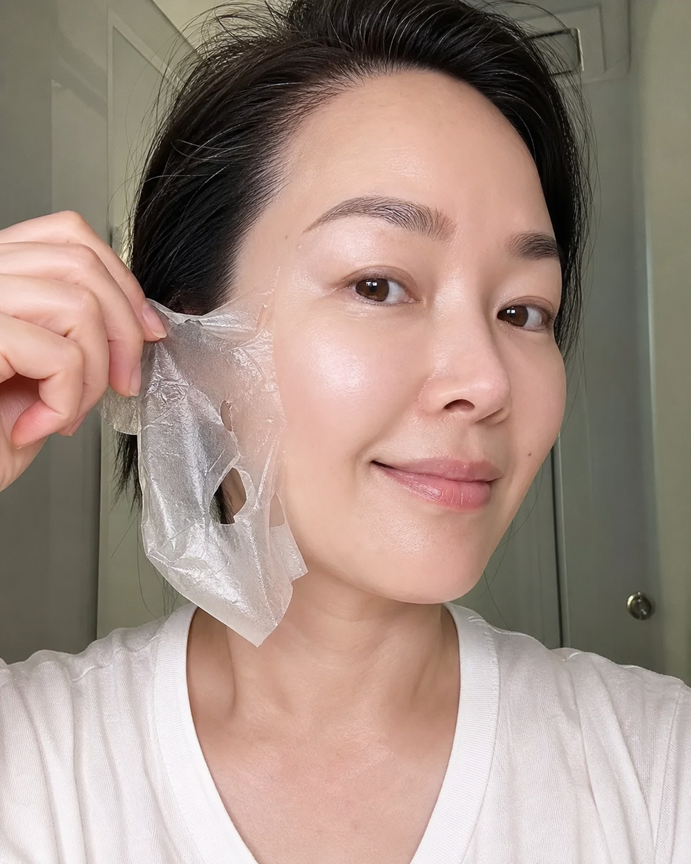 Członkini społeczności Polska Uroda używająca Korean Collagen Night Wrapping Mask