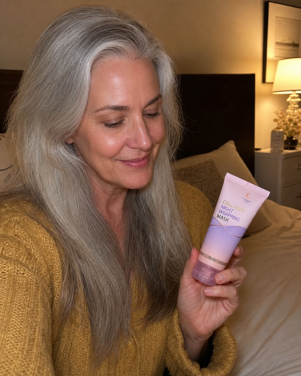 Członkini społeczności Polska Uroda używająca Korean Collagen Night Wrapping Mask