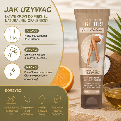 Wodoodporny samoopalający balsam do ciała – naturalna, brązowa opalenizna i nawilżająca pielęgnacja