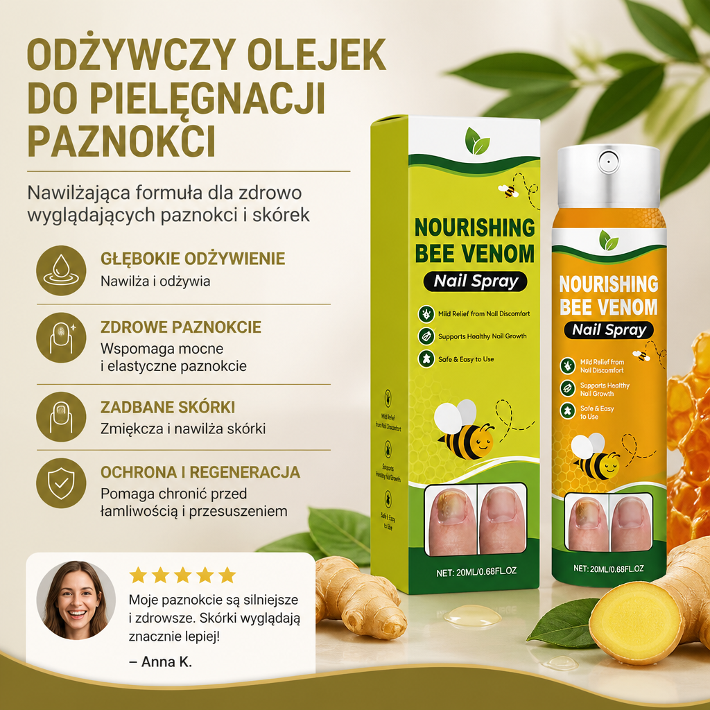 Odżywczy olejek do pielęgnacji paznokci – nawilżająca formuła dla zdrowo wyglądających paznokci i skórek
