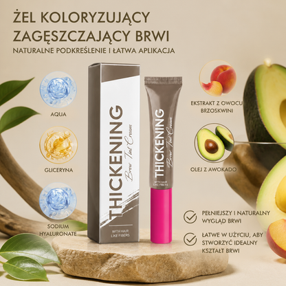 Żel koloryzujący zagęszczający brwi – naturalne podkreślenie i łatwa aplikacja