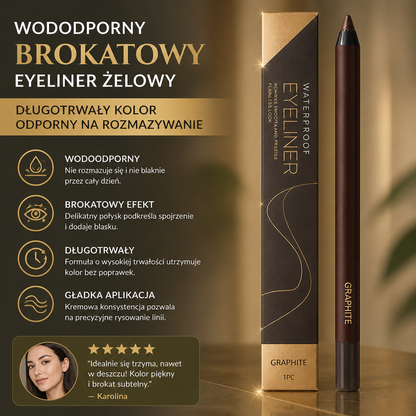 Wodoodporny Brokatowy Eyeliner Żelowy – Długotrwały Kolor Odporny Na Rozmazywanie