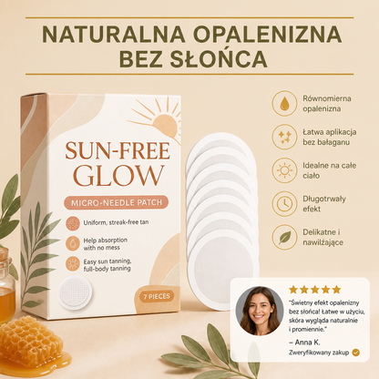 Samoopalający plaster z mikroigłami – naturalna, brązowa opalenizna i nawilżenie