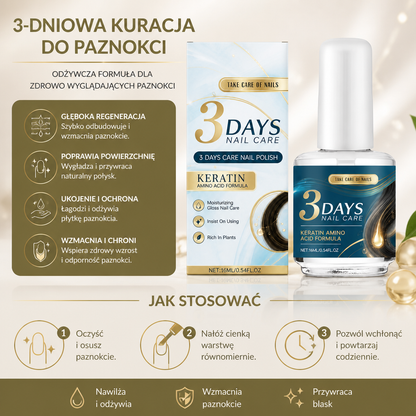 3-dniowa kuracja do paznokci – odżywcza formuła dla zdrowo wyglądających paznokci