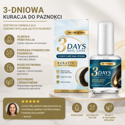 3-dniowa kuracja do paznokci – odżywcza formuła dla zdrowo wyglądających paznokci