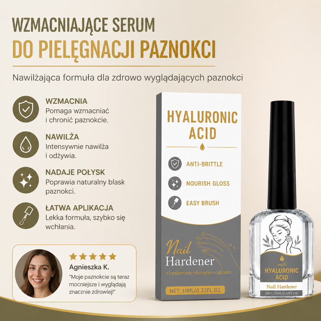 Wzmacniające serum do pielęgnacji paznokci – nawilżająca formuła dla zdrowo wyglądających paznokci