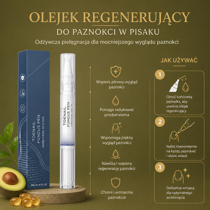 Olejek regenerujący do paznokci w pisaku – odżywcza pielęgnacja dla mocniejszego wyglądu paznokci