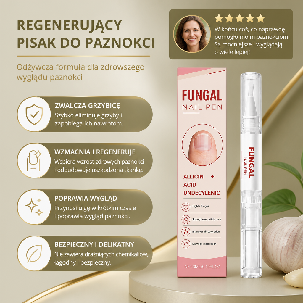 Regenerujący pisak do paznokci – odżywcza formuła dla zdrowszego wyglądu paznokci