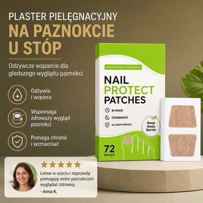 Plaster pielęgnacyjny na paznokcie u stóp – odżywcze wsparcie dla gładszego wyglądu paznokci