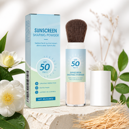 Puder modelujący z ochroną przeciwsłoneczną – lekkie, matowe wykończenie i kontrola sebum