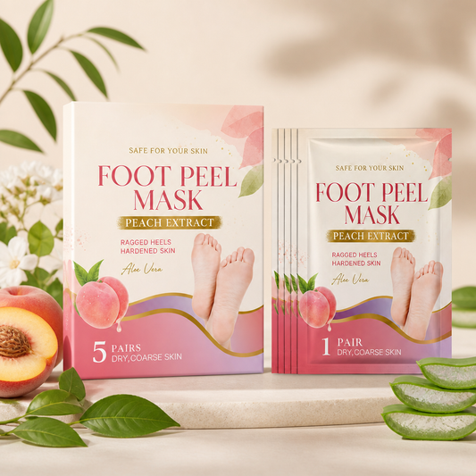 Złuszczająco-Nawilżająca Maska do Stóp – Usuwa Martwy Naskórek i Zrogowacenia