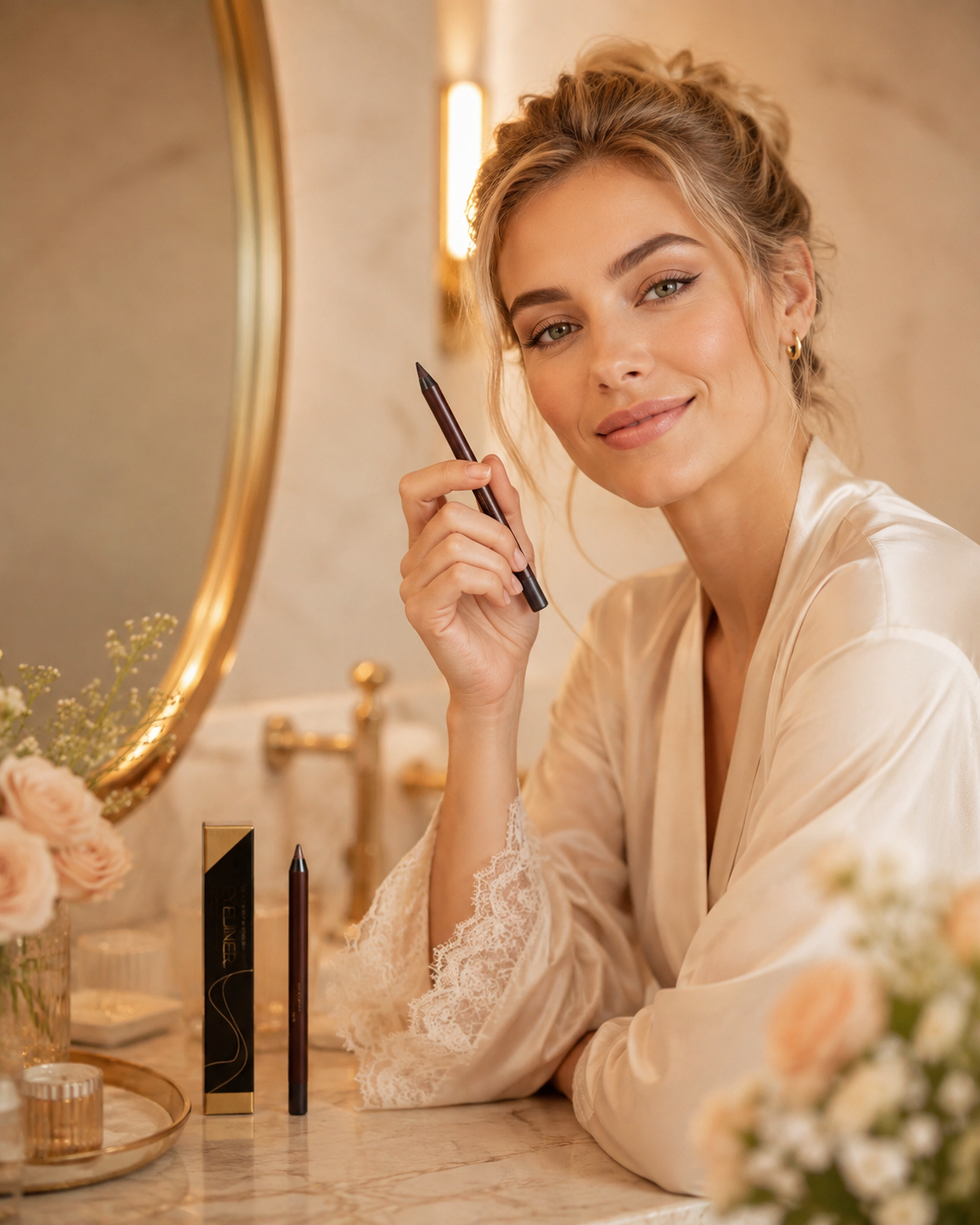 Wodoodporny brokatowy eyeliner żelowy Polska Uroda – właściwości produktu