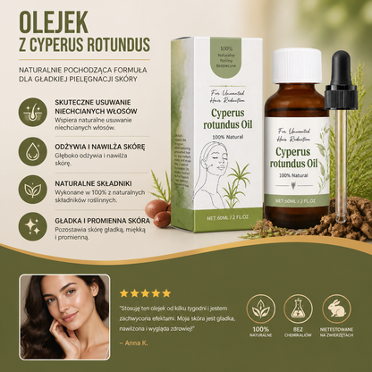 Olejek Z Cyperus Rotundus – Naturalnie Pochodząca Formuła Dla Gładkiej Pielęgnacji Skóry