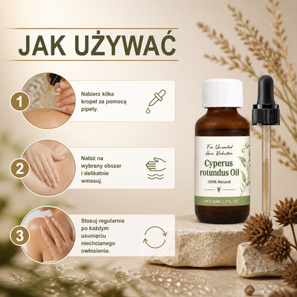 Olejek Z Cyperus Rotundus – Naturalnie Pochodząca Formuła Dla Gładkiej Pielęgnacji Skóry