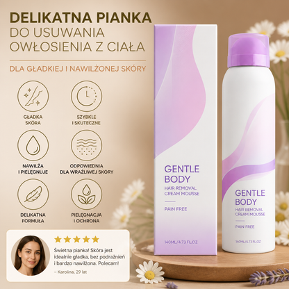 Delikatna Pianka Do Usuwania Owłosienia Z Ciała Dla Gładkiej I Nawilżonej Skóry