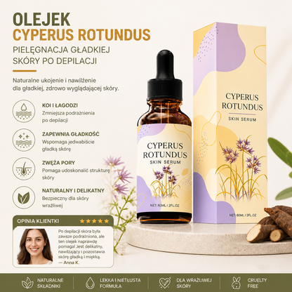 Olejek Cyperus Rotundus – Pielęgnacja Gładkiej Skóry Po Depilacji