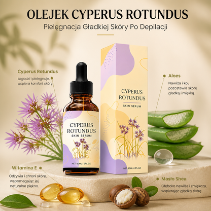 Olejek Cyperus Rotundus – Pielęgnacja Gładkiej Skóry Po Depilacji