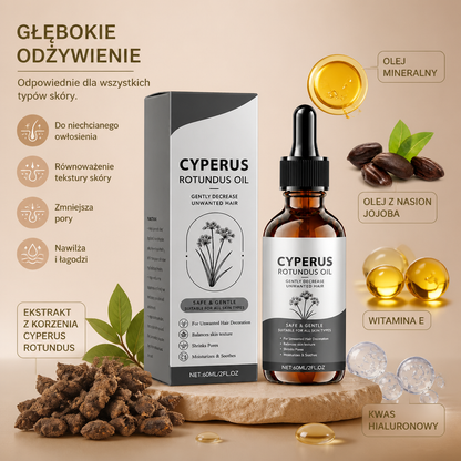 Olejek Cyperus Rotundus Dla Gładkiej Skóry Po Depilacji