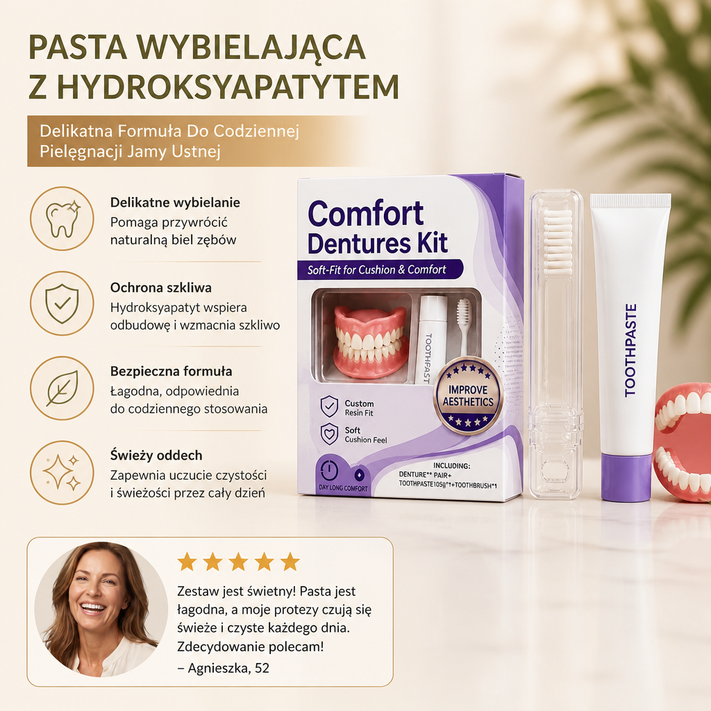 Pasta Wybielająca Z Hydroksyapatytem – Delikatna Formuła Do Codziennej Pielęgnacji Jamy Ustnej
