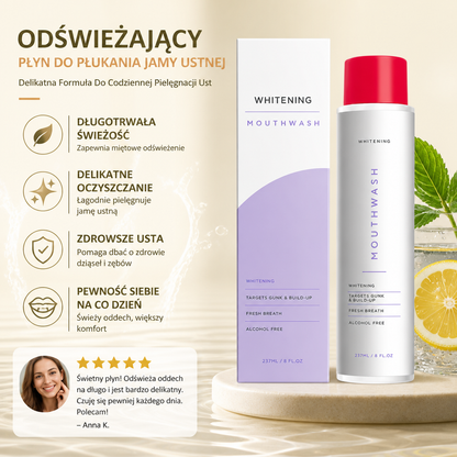 Odświeżający Płyn Do Płukania Jamy Ustnej Z Miętą – Delikatna Formuła Do Codziennej Pielęgnacji Ust